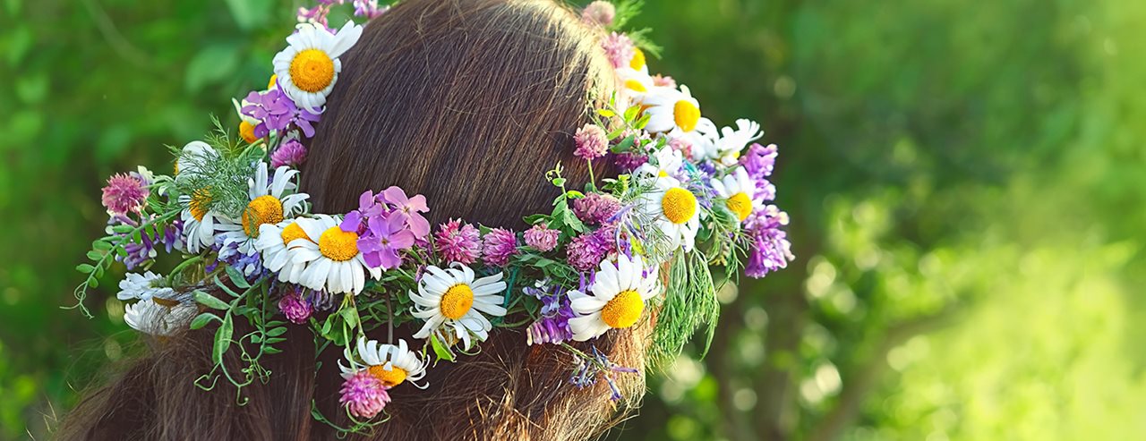 Cum să completezi orice look: CORONIȚE DE FLORI 