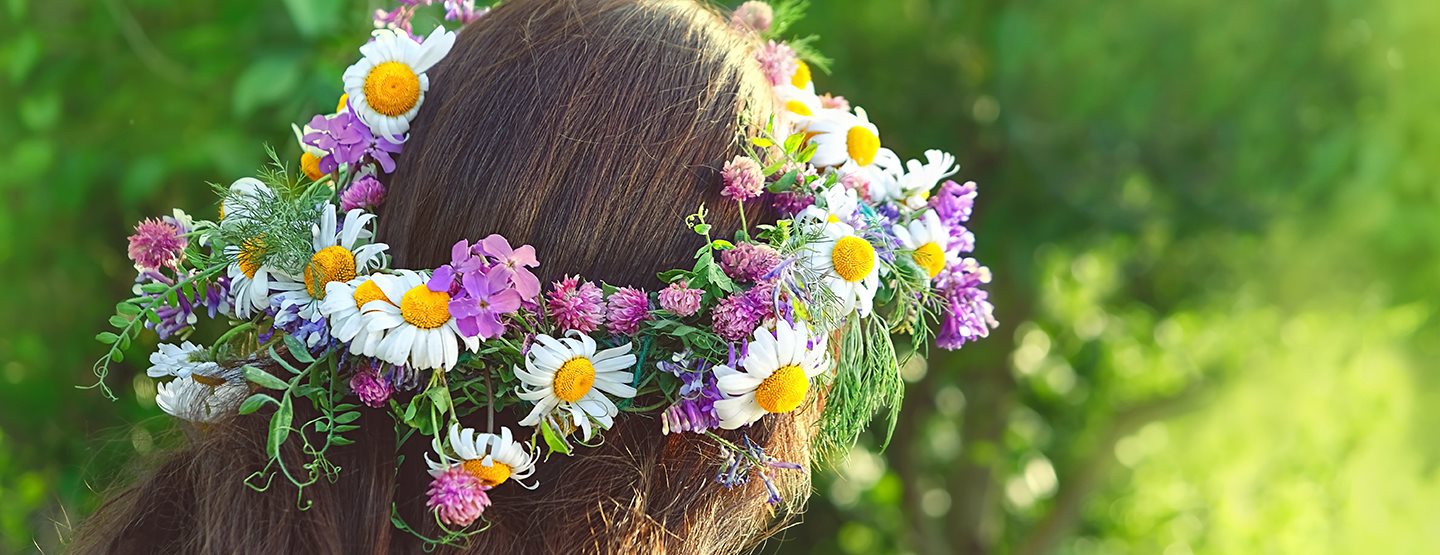Cum să completați orice look: CORONIȚE DE FLORI 