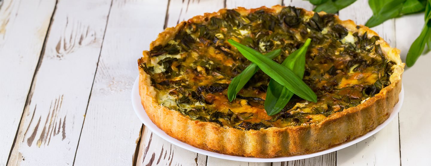 Rețetă pentru un quiche cu leurdă fără gluten