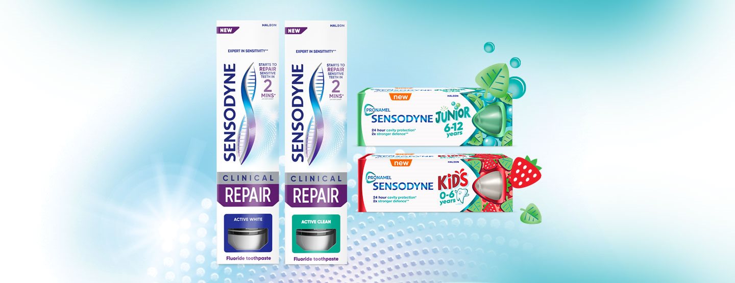 Sensodyne – partenerul de încredere pentru sănătatea orală a întregii familii