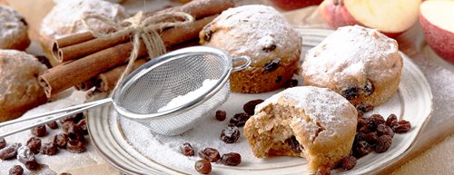 Stollen de Crăciun făcut altfel: brioșe stollen fără gluten