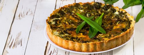 Rețetă pentru un quiche cu leurdă fără gluten