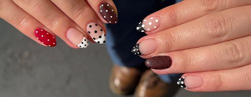 Cea mai drăguță tendință de unghii din 2026: Polka Dot Nails