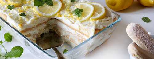 Tiramisu cu lămâie: reinterpretarea fructată a unui clasic
